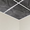 thumbnail image 2 of Great Lakes Tin Rochester Pewter 2ft x 2ft Lay In Ceiling Tiles (5 Pack), 2 of 5