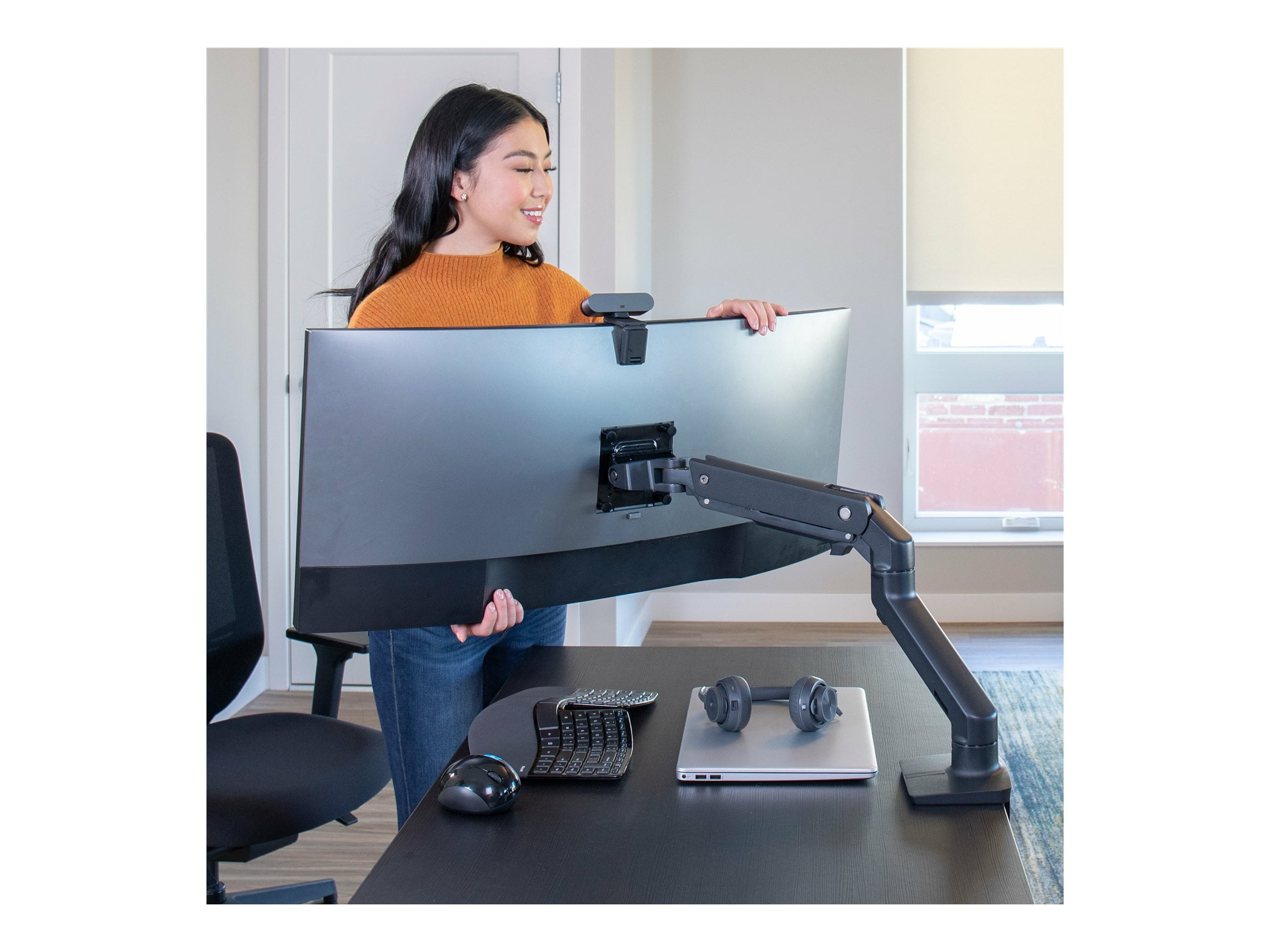 Ergotron HX Adjustable Monitor Arm - Mounting Kit for PC