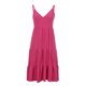 thumbnail image 4 of Vestido de playa sin mangas con cuello en V de color sólido para vacaciones de verano para mujer Pompotops  ghjkhdj7250, 4 of 9