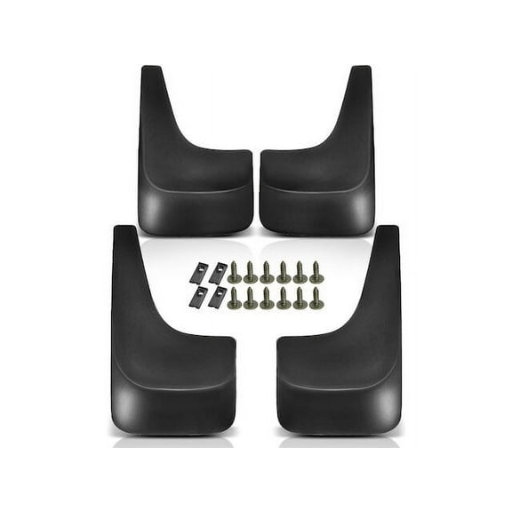 Mud Guard Set 4 - Compatible with 2007 - 2013 Chevy Avalanche 2008 2009 2010 2011 2012