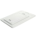 thumbnail image 3 of Martha Stewart Everyday Fayer 2 Piece Polypropylene 16in and 12in Cutting Board Set in White, 3 of 6