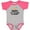 Baseball Heather and Hot Pink, variant on Inktastic Daddy Will You Marry My Mommy with Rings for Proposal Boys or Girls Baby Bodysuit