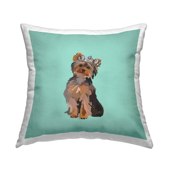 Stupell Industries Royal Terrier Puppy Decorative Printed Throw Pillow Design by Amelia Noyes