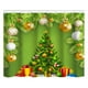 thumbnail image 5 of Cortina de baño, 150x180 cm, Cortina de Ducha Impermeable con temática de árbol de Navidad, Accesorios de baño, máxima confiabilidad, 5 of 8