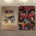 thumbnail image 2 of Chapa ACDC Metal Retro Pintura Hierro Rectangular Del 30x40cm 2 Uds., 2 of 9