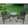 Oakland Living Aged Mosaic Stone Top Bistro Set