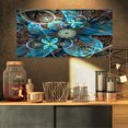 thumbnail image 1 of Design Art - Fractal Blue Flowers, 1 of 3