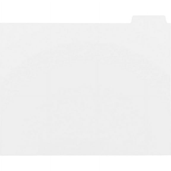 Business Source Double-reverse Printer Print-on Dividers - Print-on Tab(s) - 5 Tab(s)/Set - Letter - 8.50" Width x 11" Length - Bright White Paper Div | Bundle of 2 Boxes