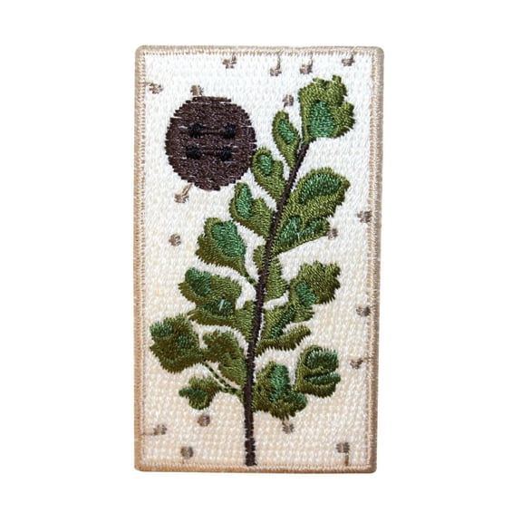 ID 7186 Tree Portrait Badge Patch Plant Life Design Embroidered Iron On Applique