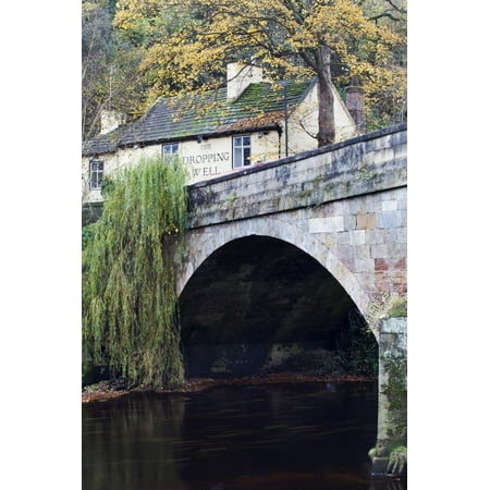 The Dropping Well Inn in Autumn, Knaresborough, North Yorkshire, England, United Kingdom, Europe Print Wall Art By Mark (Best Inns In England)