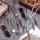 thumbnail image 3 of Kit de 4 Juegos para Hacer Corbatas de Bolo, Puntas de Repuesto para Corbatas de Bolo, Accesorios para Hebillas de Corbatas de Bolo Redondas y Planas., 3 of 5