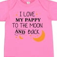 thumbnail image 4 of Inktastic I Love My Pappy to the Moon and Back Boys or Girls Baby Bodysuit, 4 of 5