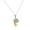Yellow, variant on 925 Sterling Silver 3D Enamel Two Dolphins Couple Charm Pendant Necklace, 18"
