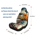 thumbnail image 5 of Xecao Retro American Eagle for Automotive Seat Covers for Cars Trucks and SUVs – Gray Car Seat Covers for Front Seats, Truck Seat Protectors-1, 5 of 9