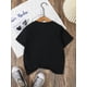 thumbnail image 2 of [Fun Big Sister T-Shirt] Soft & Comfortable Kids' Summer Casual T-Shirt | "Promoted to Big Sister" Fun Print, Pastel Rainbow Colors, Round Neck, Perfect for Girls' Room Deco, 2 of 6