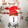 thumbnail image 3 of Matsuzay Calendario de Adviento, colgante de Navidad, reloj DIY, dibujos animados, dulces, aperitivos, almacenamiento, decoración, cuenta Kits de decoración para fiestas Papá Noel, 3 of 6