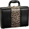 The Color Workshop Wings of Beauty Cosmetic Kit, Leopard-Print Trimmed Carry Case