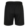 thumbnail image 7 of Men's Solid Color Stretch Beach Shorts Sports Fitness Training Breathable Shorts with Pockets, 7 of 7