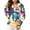 Green#01, variant on Zip-Up Jackets for Women Fashion Elegant Tropical Floral Printed Hooded Outerwear Coats Summer Beach Hawaiian Vacation Sun Protection Jackets Orange#01 L