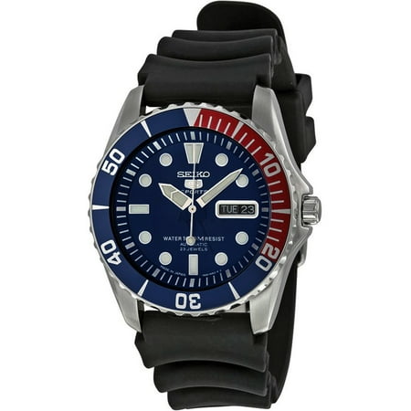 Seiko Automatic 200m Dive - SEIKO SNZF15J2,Men's Automatic Sports,Self Winding,Stainless Steel Case,Silicone Strap,Screw Back,100m WR,SNZF15J2