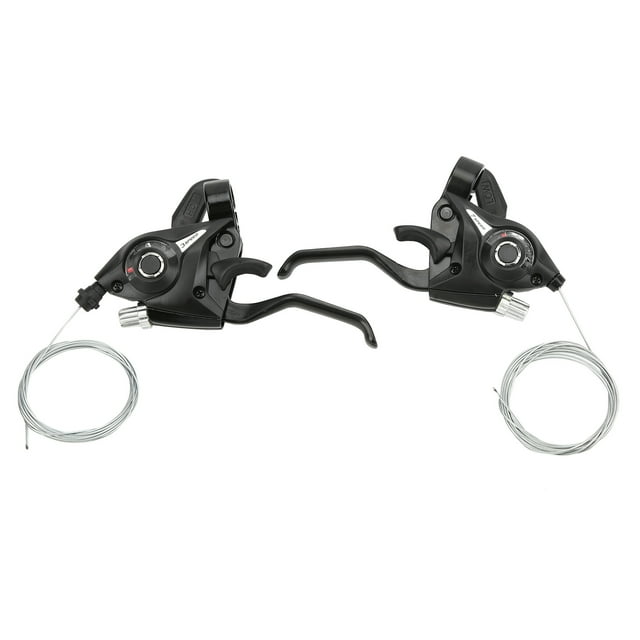 Spptty 3x7 21 Speed Bicycle Shifter Brake,WAKE Bicycle Shifter Brake MTB Road Bike Riding Cycling Disc Brake Levers With Shift Cable,Bicycle Shifter Shift Lever Derailleur