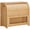 Natural, variant on Bread Box, Bamboo Bread Box for Kitchen Countertop, 2 Tier Roll-Top Bread Bin, Food Storage Box, Large Capacity Keeper, Wooden Storage Cabinet, for Kitchen, Dining Room, Natural