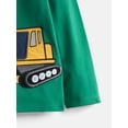 thumbnail image 7 of Wonder Nation Toddler Boys Interactive Graphic Tee with Long Sleeves, Sizes 12M-5T, 7 of 7
