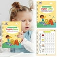 thumbnail image 2 of ZCSKFIN Reusable Handwriting Workbook for Alphabet and Number Tracing, Practice Book with Dry-Erase Pages for Beginners, Ideal for Improving Penmanship and Learning Fundamentals, 2 of 5
