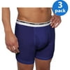 Gildan Big Men's 100% Cotton, Assorted Boxer Brief, 3-Pack