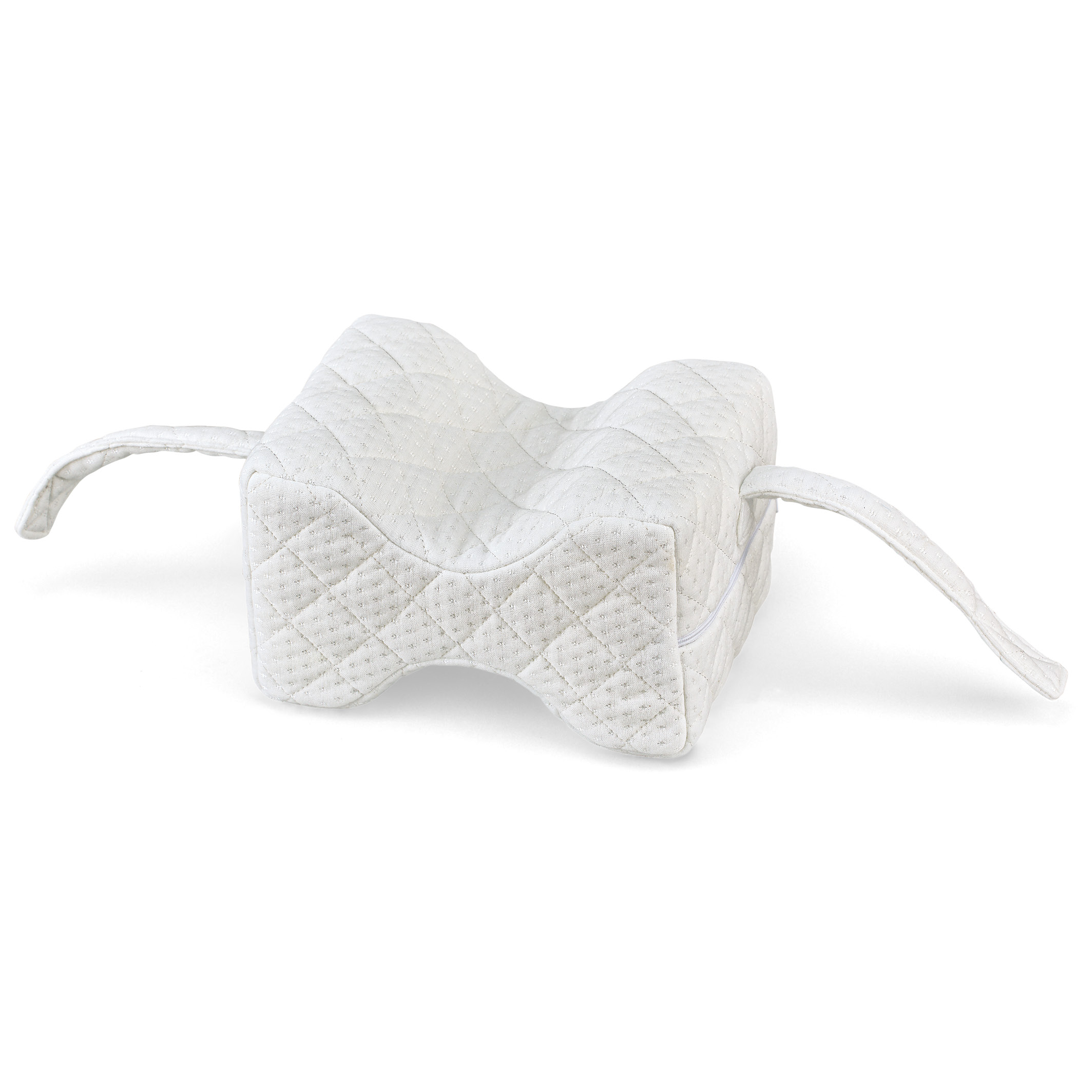 Memory Foam Soft Quilted Knee Pillow with Adjustable Strap for Side