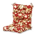 thumbnail image 2 of Roma Floral Outdoor High Back Chair Cushion, 2 of 7