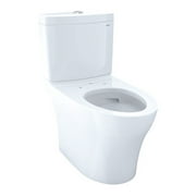 TOTO Aquia IV 2-Piece Elongated Dual Flush 1.28 & 0.8 GPF Toilet, Cotton White, SKU: CST446CEMFG#01