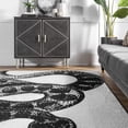 thumbnail image 3 of nuLOOM Thomas Paul Serpent Area Rug, 7' 6" x 9' 6", Black & White, 3 of 8
