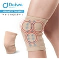 thumbnail image 6 of Daiwa Felicity Knee Compression Sleeve – Magnetic Brace for Arthritis, Joint Pain, and Injury Recovery, Beige - HSA/FSA Eligible. Provides uniform support for the entire knee  (Small), 6 of 9