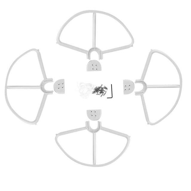Hélices extraíbles ABS Protectores de apoyo parachoques con tornillos para DJI Phantom 3 Methold HM1789-00B