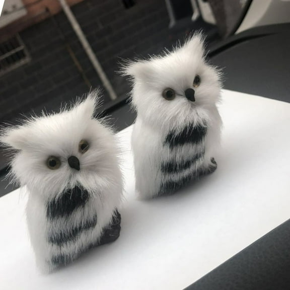 Nilvkv 1PCS Christmas Ornaments for Tree Decorations- 2.8in Hanging 100%Polyester Ornaments with Owl Pendants for Christmas Tree Indoor Home Decor, Party Supplies