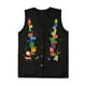 thumbnail image 1 of Suéter de otoño e invierno para mujer, chaleco con cuello en V, estampado navideño, botones, camisetas sin mangas de punto, 1 of 1