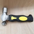 thumbnail image 3 of Steel Head Metal Stamping Hammer for Arts Jewelry Making, Subby Short Handle with Double-face Mallet Heads for Dapping Punch, 3 of 7
