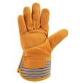thumbnail image 2 of Guante de trabajo Carhartt Suede para hombre con puño de seguridad, color marrón, 2 of 3