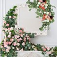 thumbnail image 5 of 26" Wedding Arch Flower Artificial Silk Floral with Clip White,2 Pack, 5 of 7