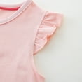 thumbnail image 5 of Bellafa Toddler And Little Girl's Short Sleeve Tutu Skater Child Kids Ruffle Tulle Sundress 2-7 Years, 5 of 5