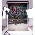thumbnail image 2 of ABPHOTO Polyester 5x7ft Photography Backdrop Graffiti Wall Urban Street Abstract Art Painting Backdrops for Photo Shoots Lovers Party Adult Kids Baby Personal Portrait Photo Background Studio Props, 2 of 4