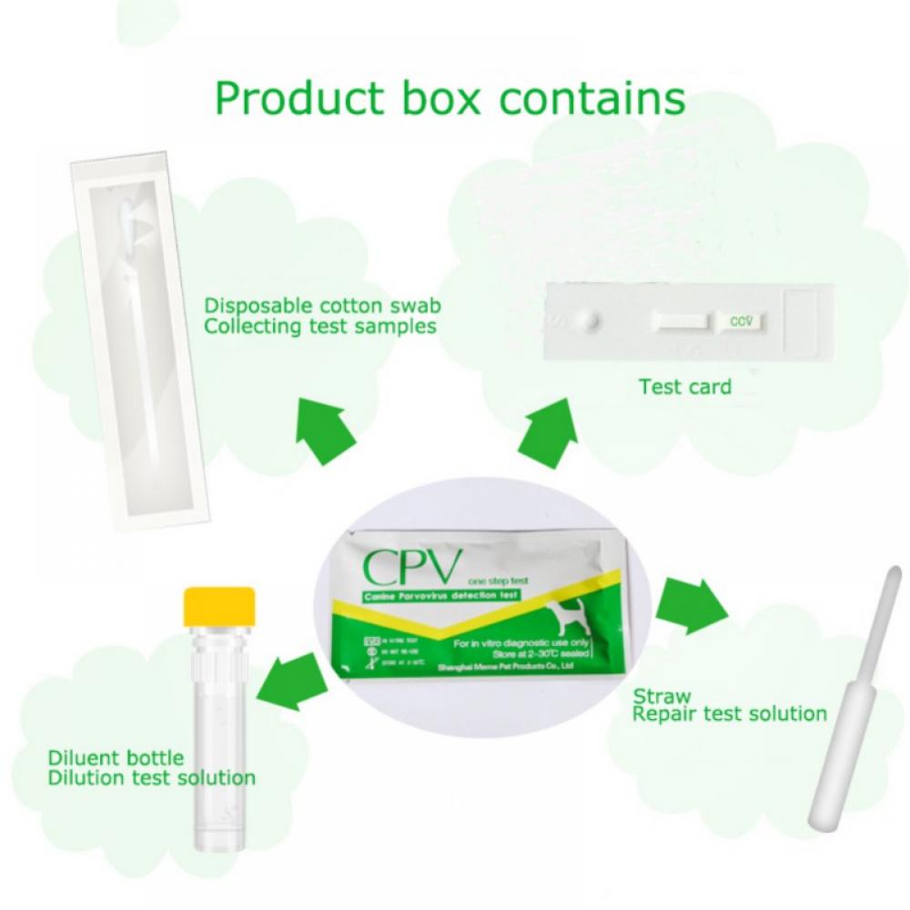 Parvo Test Kit For Dogs At Home Canine Parvovirus Test CPV Ag lupon