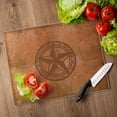 thumbnail image 3 of CounterArt Leather Lonestar 3mm Tempered Glass Cutting Board 15" x 12", 3 of 7