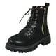 thumbnail image 1 of NECHOLOGY Botas Mujer Adulto Femenino Zapatos Botines mujer Zapatos De Mujer Moda Tacón Grueso Botas De Suela Media Planas Cómodas Botas Cálidas De Suela (Black, 7), 1 of 7