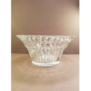 Clear Crystal 10 Hostess Centerpiece Bowl Cut Crystal Studio Nova FACETS Japan