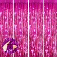 thumbnail image 1 of Cortina de aluminio Keyali Backdrop, paquete de 4 unidades, 100 x 253 cm, color rosa, 1 of 7
