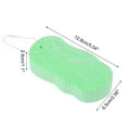 thumbnail image 4 of Unique Bargains 1 Pc Wave Pattern Bath Sponge Body Scrubber Cyan, 4 of 6