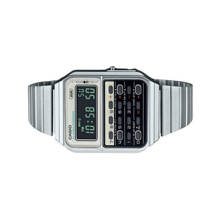 Casio Vintage Heritage Colors Digital Stainless Steel Quartz