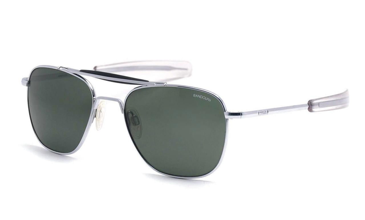 Randolph Randolph AT002 Men Sunglasses Bright Chrome